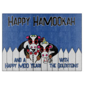 Hanukkah Happy HaMOOkah Snijplank (Voorkant)