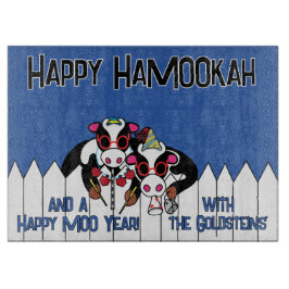 Hanukkah Happy HaMOOkah Snijplank