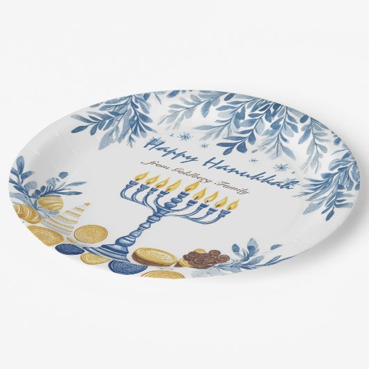 Hanukkah Harmony, waterverf Papieren Bordje (Gekanteld)