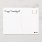Hanukkah Hebrew Al Hanisim Prayer Judaica Art Briefkaart (Achterkant)
