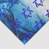 HANUKKAH HEBREW STARS-weefselpapier personaliseren Tissuepapier (Detail)