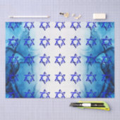 HANUKKAH HEBREW STARS-weefselpapier personaliseren Tissuepapier (Craft)