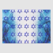 HANUKKAH HEBREW STARS-weefselpapier personaliseren Tissuepapier (Voorkant)