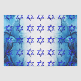 HANUKKAH HEBREW STARS-weefselpapier personaliseren Tissuepapier