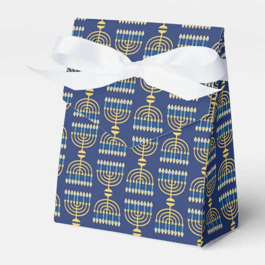Hanukkah Holiday Favor Box Bedankdoosjes (Voorkant Zijde)