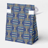 Hanukkah Holiday Favor Box Bedankdoosjes (Achterkant)