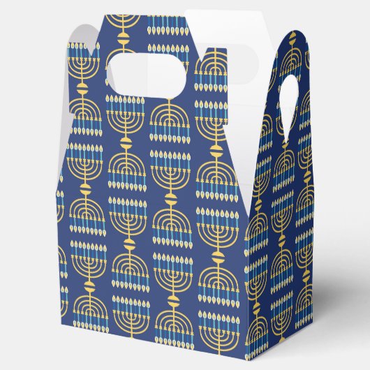 Hanukkah Holiday Favor Box Bedankdoosjes (Geopend)