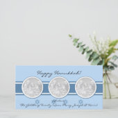 Hanukkah Holiday-fotokaarten Feestdagenkaart (Staand voorkant)