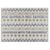 Hanukkah HUG SAMEACH Snijplank (Voorkant)