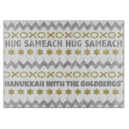 Hanukkah HUG SAMEACH Snijplank