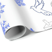 Hanukkah Icons Wrapping Paper | Menorah  Cadeaupapier (Rol Hoek)