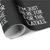 Hanukkah, ik ben hier voor de Joodse Latkes Cadeaupapier (Rol Hoek)