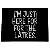 Hanukkah, ik ben hier voor de Joodse Latkes Groot Cadeauzakje (Voorkant)