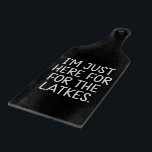 Hanukkah, ik ben hier voor de Joodse Latkes Snijplank<br><div class="desc">Chanoeka Ik ben hier voor de laatste Joodse feestdag</div>