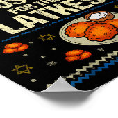Hanukkah Im Just Here For The Latkes Chanukah Hanu Poster (Hoek)