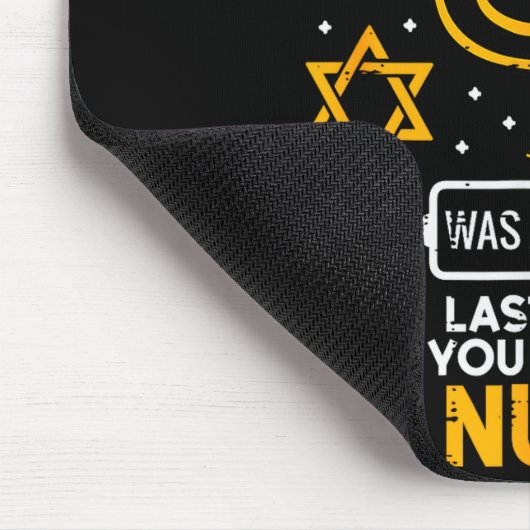 Hanukkah Imagine Your Cellphone Chanukah Jew Men W Muismat (Hoek)