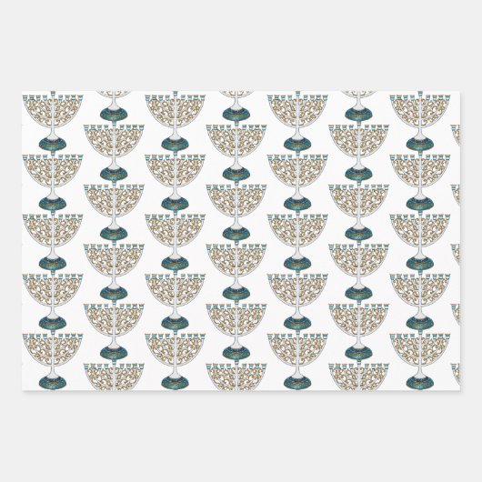 Hanukkah Inpakpapier Vel (Voorkant 3)