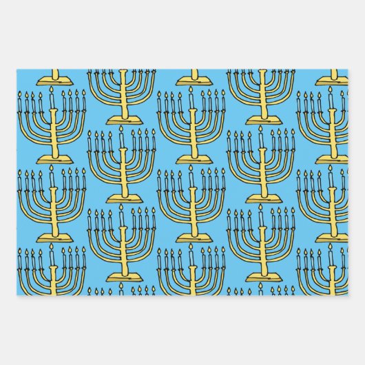 Hanukkah Inpakpapier Vel (Voorkant 3)