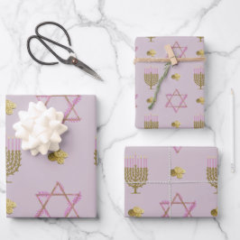 Hanukkah Inpakpapier Vel