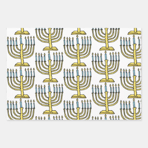 Hanukkah Inpakpapier Vel
