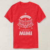 Hanukkah is beter dan Mimi Matching Family T-shirt (Design voorkant)