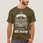 Hanukkah is beter met Mee Maw Matching Family T-shirt<br><div class="desc">Hanukkah is beter met Mee Maw Matching Familie .</div>