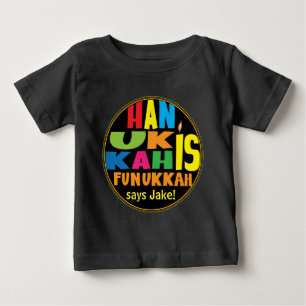 "Hanukkah is Funukkah" Baby Fine Jersey T-Shirt