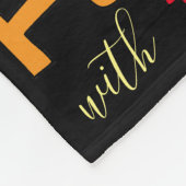 Hanukkah is Funukkah Fleece Blanket (Hoek)