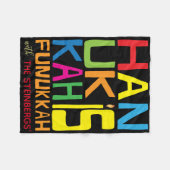 Hanukkah is Funukkah Fleece Blanket Deken (Voorkant (Horizontaal))