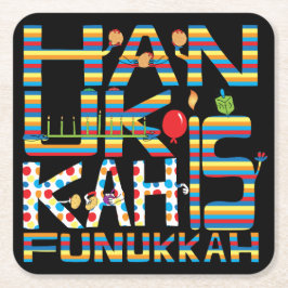 Hanukkah is Funukkah Kartonnen Onderzetters