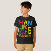 "Hanukkah is Funukkah" Kinder T-Shirt. T-shirt (Voorkant volledig)