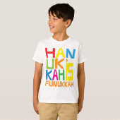 "Hanukkah is Funukkah" Kinder T-Shirt. T-shirt (Voorkant volledig)