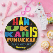 Hanukkah is Funukkah Papieren Bordje (Feest)