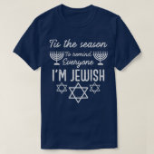 Hanukkah is iedereen die ik Joodse Menorah Hanukka T-shirt (Design voorkant)