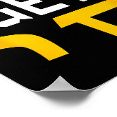 Hanukkah Jew Hebrew Word Lets Get Chai  Poster (Hoek)