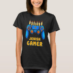 Hanukkah Jewish Video Game Controller Gamer Chanuk T-shirt<br><div class="desc">Chanoeka Joods Videospel Controller Gamer Chanoeka Boy Kind 9.</div>