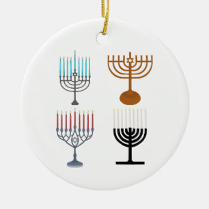 Hanukkah Jodendom Jood Religie Keramisch Ornament