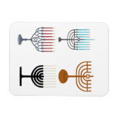 Hanukkah Jodendom Jood Religie Magneet (Horizontaal)