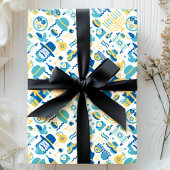 Hanukkah Joods Sukkot Grappig Leuke Patroon Cadeaupapier