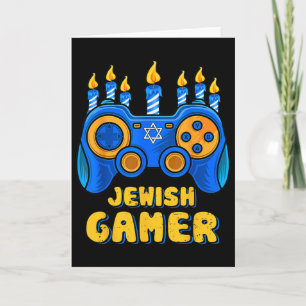 Hanukkah Joods Videospel Controller Gamer Chanuk Kaart