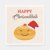 Hanukkah Joodse feestdag - Happy Chrismukkah Servet (Voorkant)