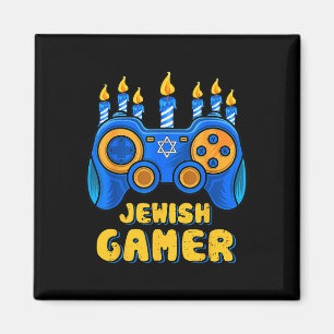 Hanukkah Joodse Videogame Controller Gamer Chanuk Magneet