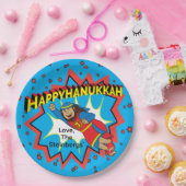 Hanukkah Judah Maccabee Papieren Bordje (Feest)