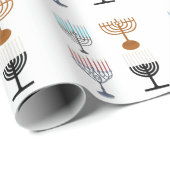 Hanukkah Judaism Jew Religie Cadeaupapier (Rol Hoek)