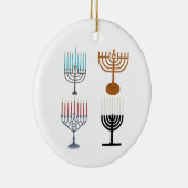 Hanukkah Judaism Jew Religie Keramisch Ornament (Rechts)