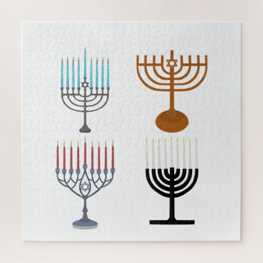 Hanukkah Judaism Jew Religie Legpuzzel (Verticaal)