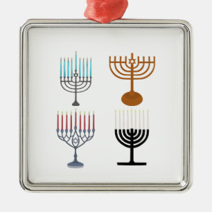 Hanukkah Judaism Jew Religie Metalen Ornament