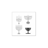 Hanukkah Judaism Jew Religie Rubberstempel (Afrduk)