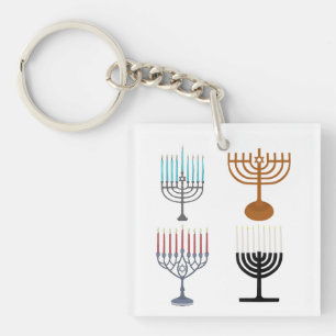 Hanukkah Judaism Jew Religie Sleutelhanger