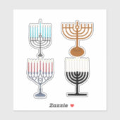 Hanukkah Judaism Jew Religie Sticker (Vel)